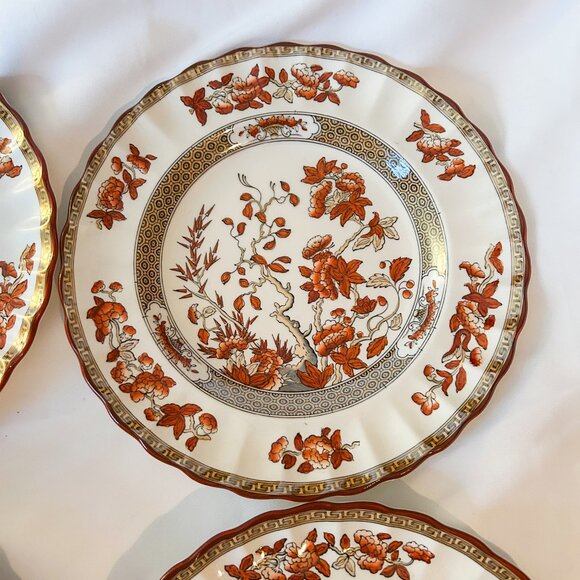 Copeland India Tree Vintage 7 3/4" Bread/Salad Plates, Set of 6 - Picture 4 of 12